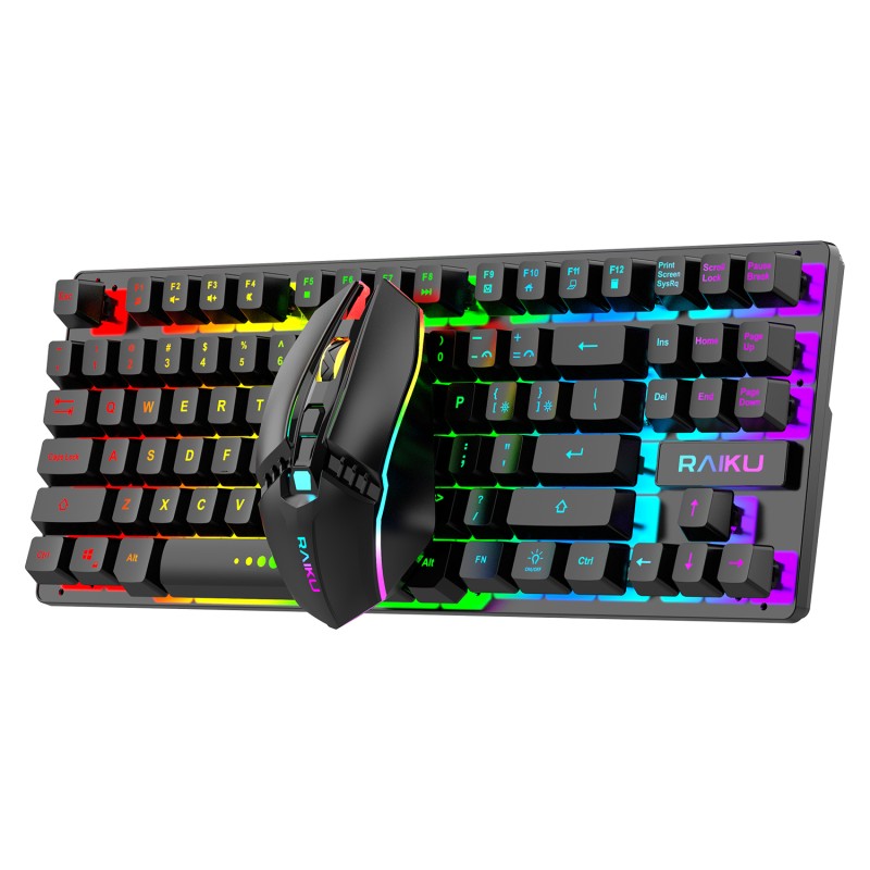 Gaming Combo Manufacturer - 87 Key RGB Rechargeable Wireless