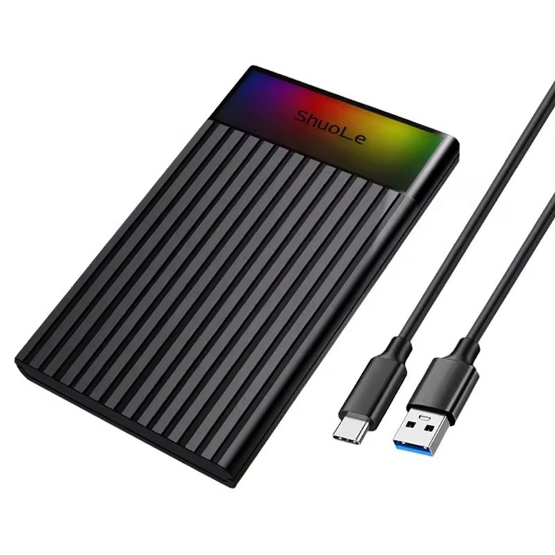 External HDD Case Factory - 2.5 Inch USB 3.2 RGB Light