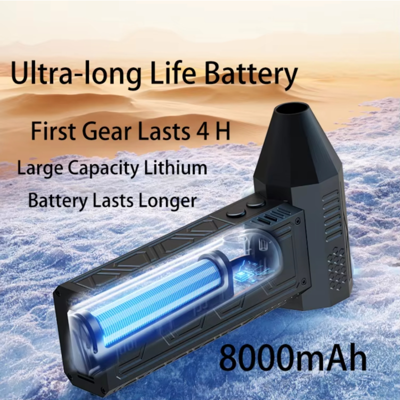 Electric Turbo Fan Factory - 2025 Portable Mini USB Black