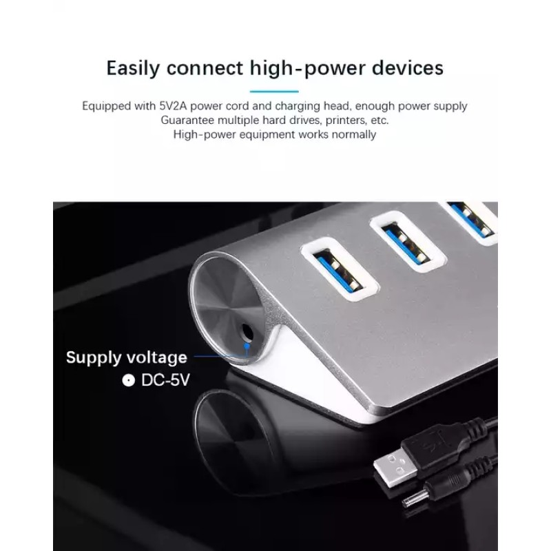 USB Hub Manufacturer - 5 in1 4 Port USB 3.0 PD