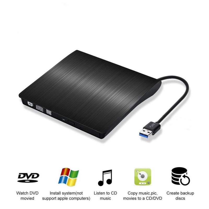 External DVD Drive Factory - USB 3.0 Portable Slim CD DVD