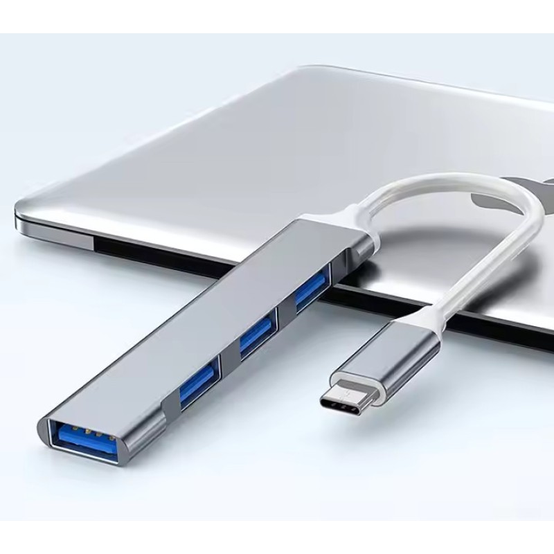 USB Hub Factory - USB C 4 Ports 3xUSB 2.0 1xUSB 3.0