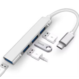 USB Hub Factory - USB C 4 Ports 3xUSB 2.0 1xUSB 3.0