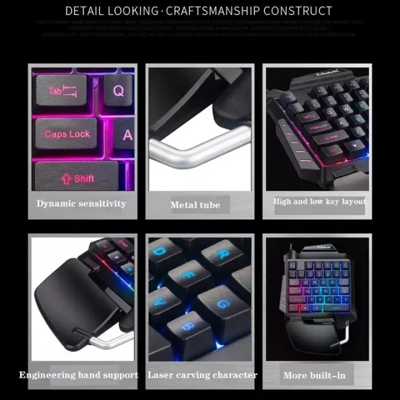 Gaming Keyboard Manufacturer - G92 35 Keys One Hand USB