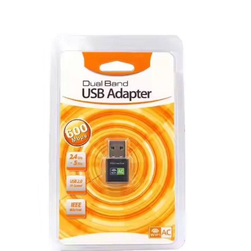 WiFi Adapter Manufacturer - AC600M USB Dual Band 2.4GHz 5GHz