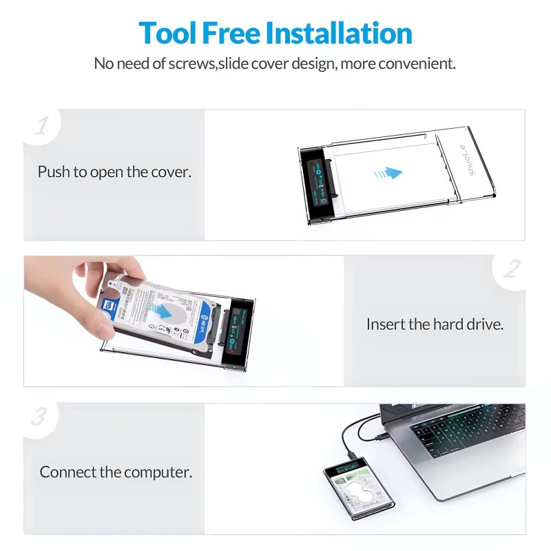 SSD Box Manufacturer - 2.5 SATA Type C Health Monitoring