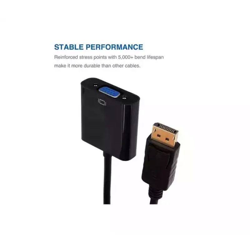 Display Port Adapter Factory - 1080P 60Hz DP to VGA Female