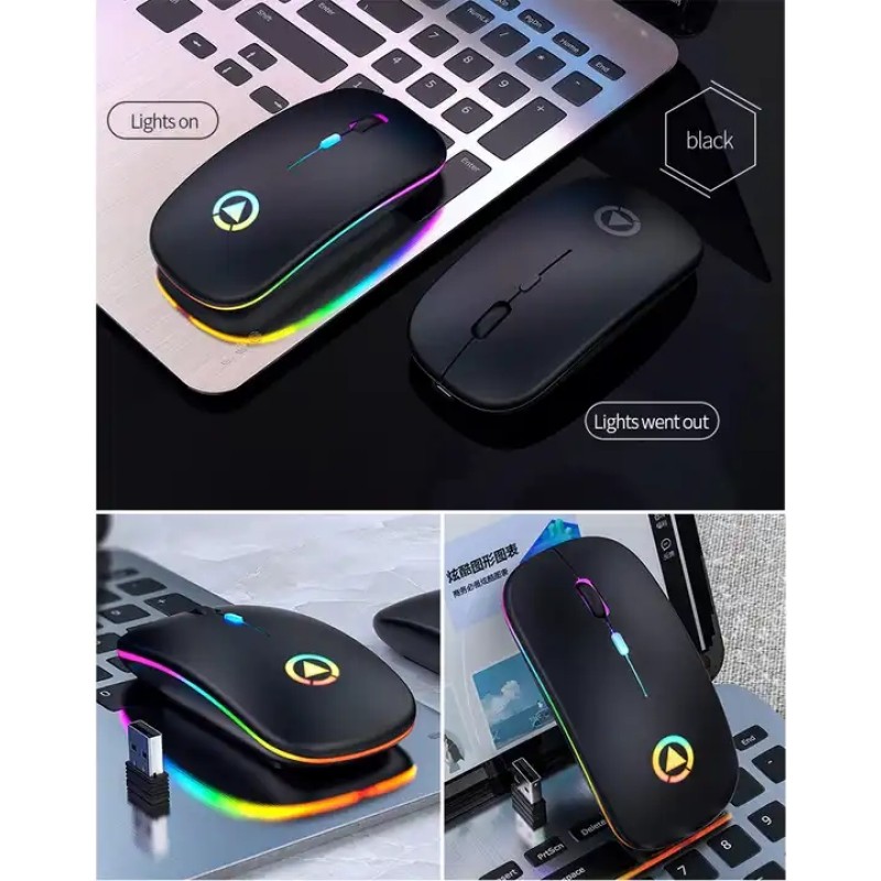 RGB Wireless Mouse Factory - Custom 2.4Ghz for Laptop