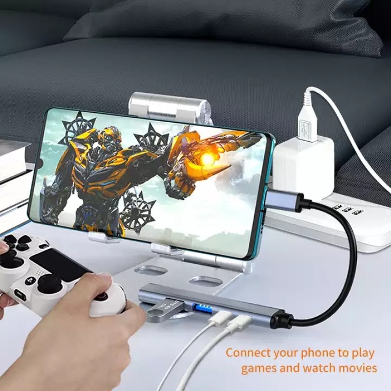 Type C Hub Factory - Ultra Slim 5 in 1 65W PD