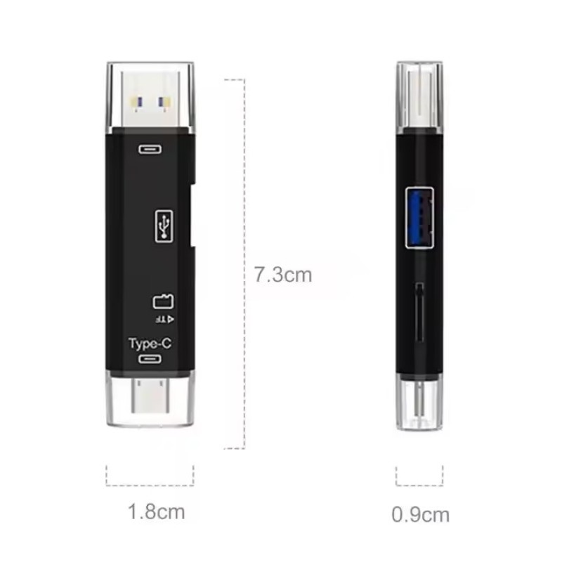 Card Reader Factory - 5 in 1 Multifunction USB 2.0 OTG