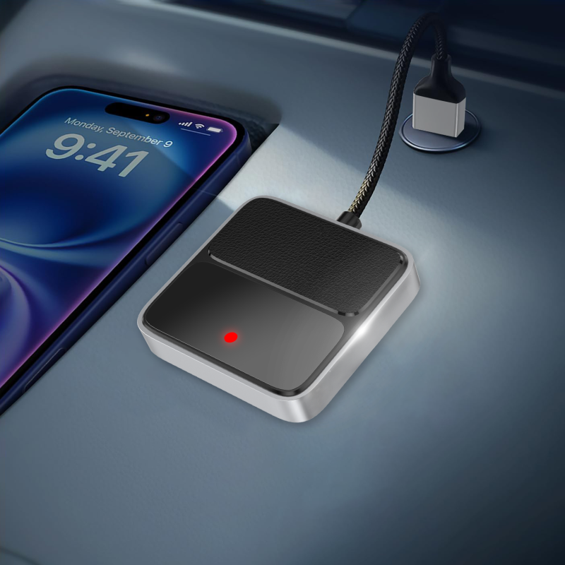 CarPlay Adapter Factory - ABS Glossy Metal USB A C Input