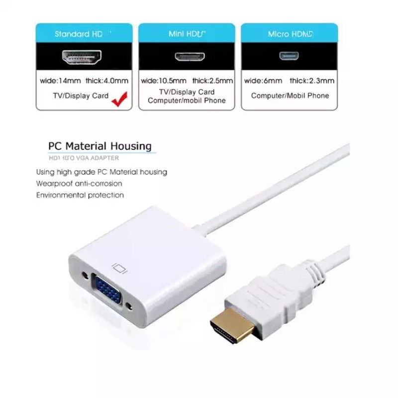 VGA Cable Manufacturer - Brand New HDTV VGA 1080P Converter