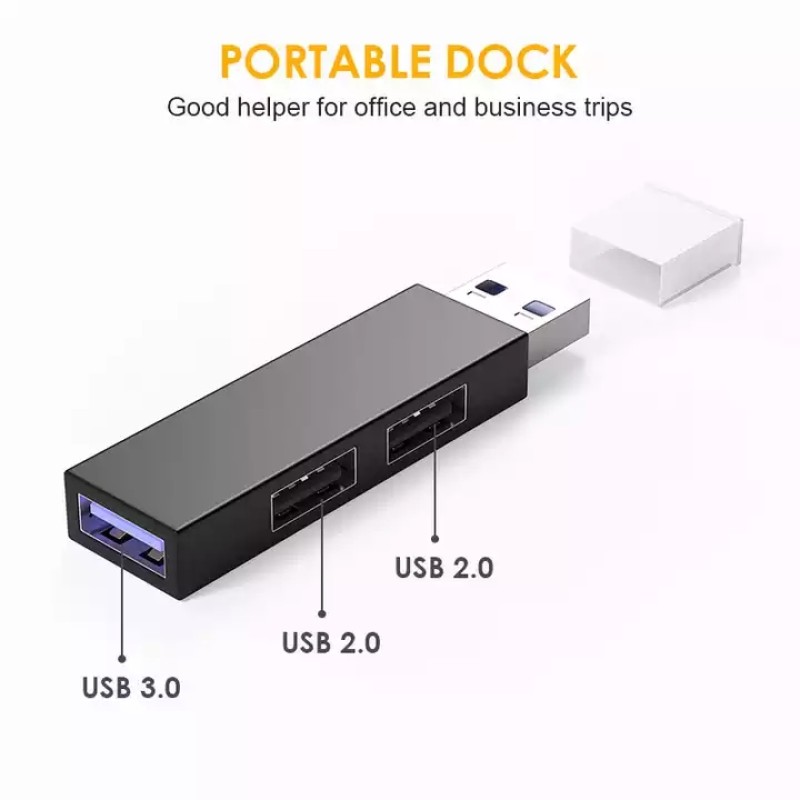 USB Hub Factory - Portable Mini 3 in 1 USB 3.0