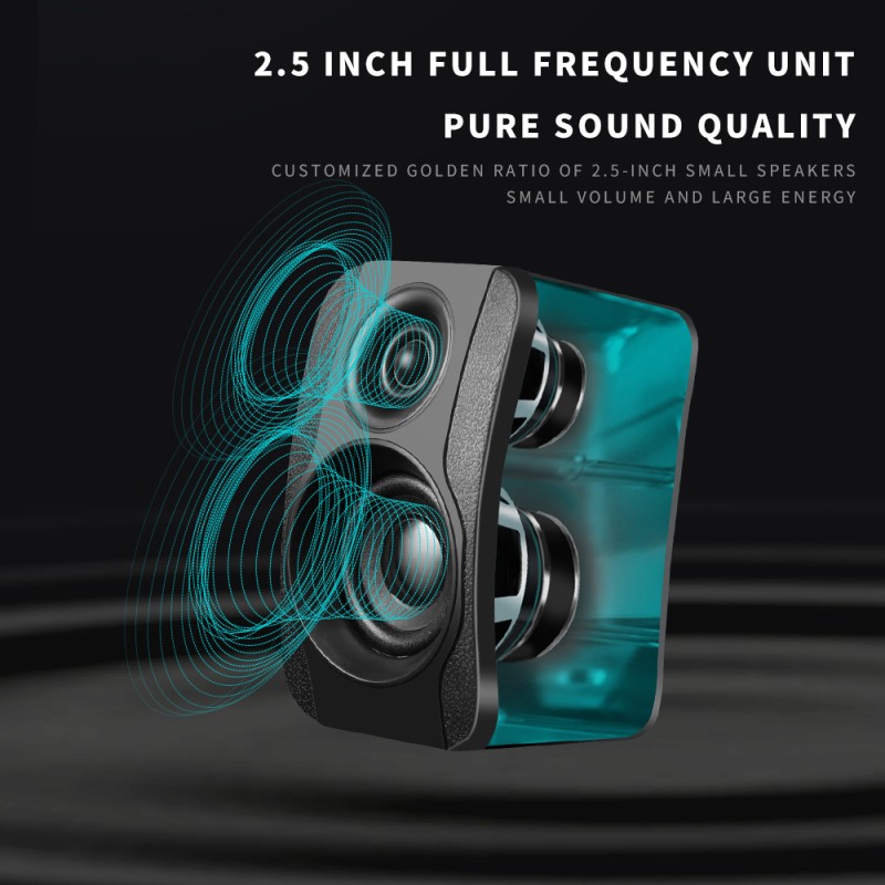 Gaming Speakers Factory - Small Portable Wired Subwoofer
