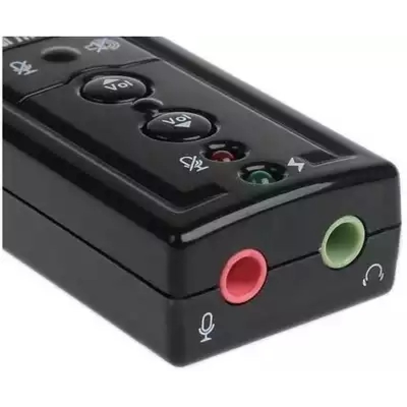 USB Sound Card Manufacturer - White 7.1 Channel Microphone