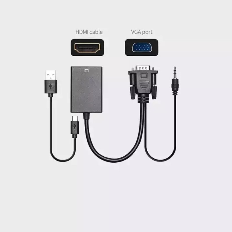 VGA Adapter Manufacturer - Factory Price VGA to HD 3.5mm