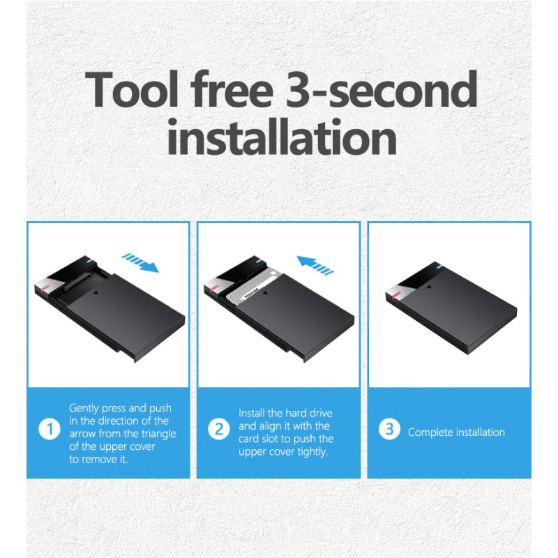 Hard Drive Enclosure Factory - USB 3.0 SATA Plastic Case