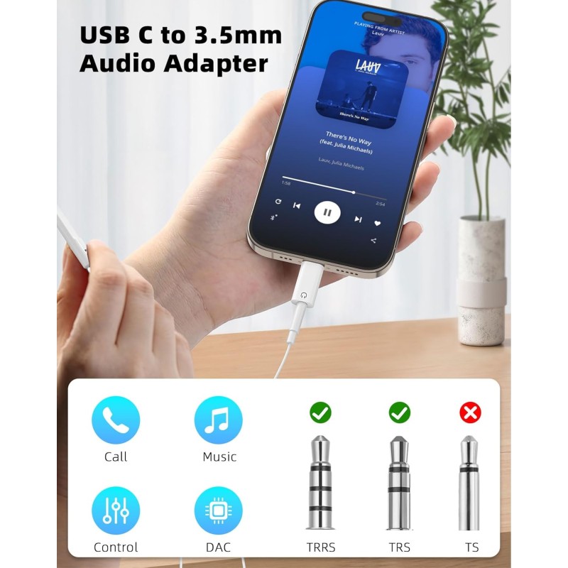 DC Adapter Supplier - New USB-C to 3.5mm Audio