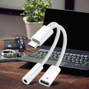 Audio Dongle Factory - 2-in-1 USB C 3.5mm