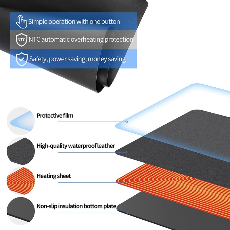 Heated Mat Manufacturer - 3 Speeds Touch Control