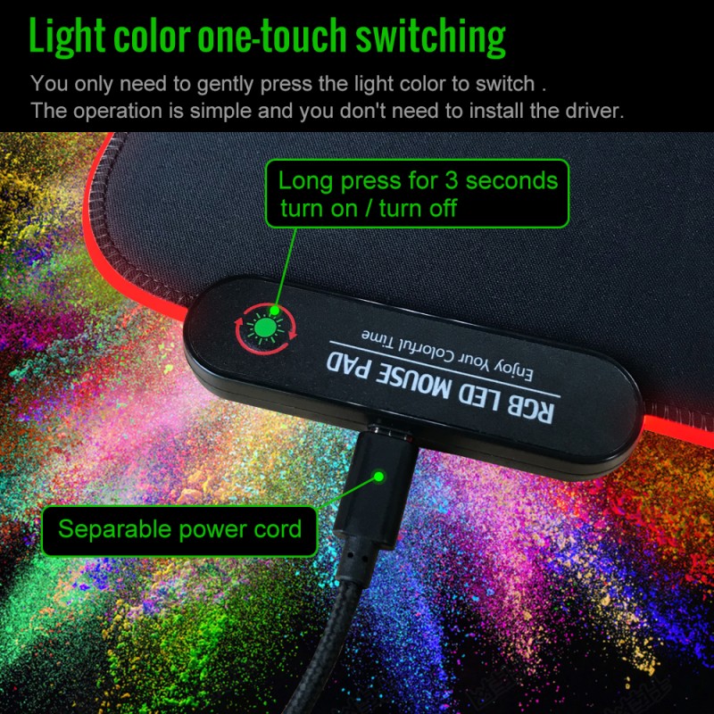 Gaming Mat Supplier - Large RGB Gaming Mouse