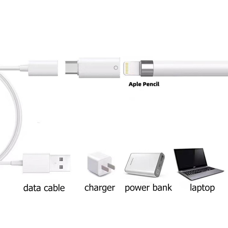 Apple Pencil Adapter Supplier - 8 Pin USB C Connector