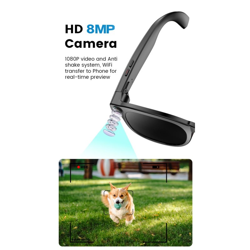 Smart Glasses Factory - 8MP HD Camera AI Smart