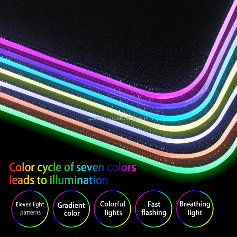 Custom Mousepad Factory - Lighting Rgb Glowing Led
