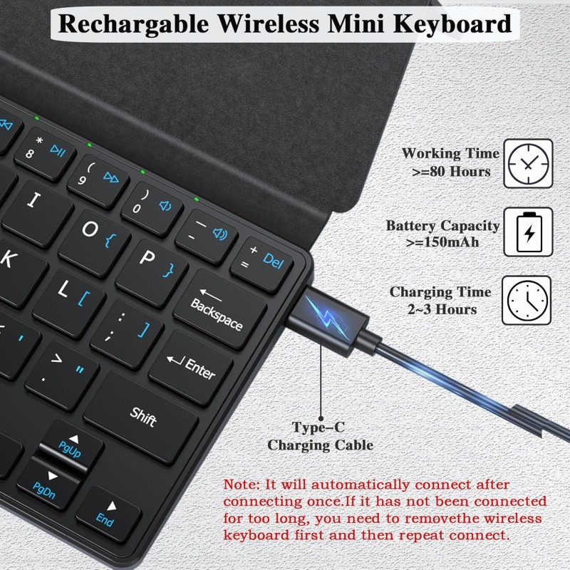 Portable Keyboard Supplier - Mini Portable Wireless