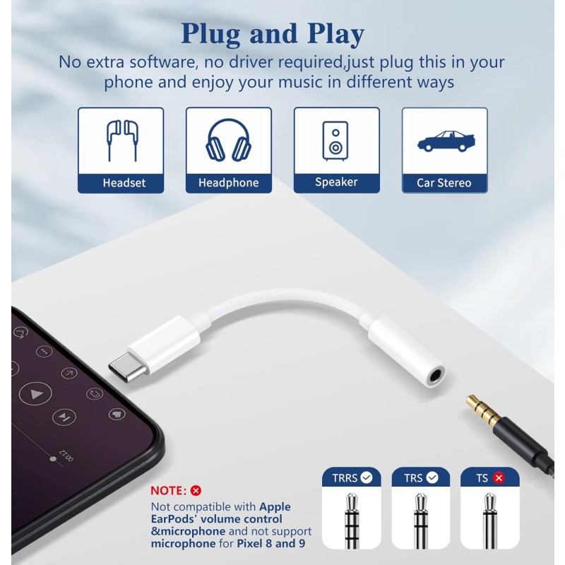 Audio Adapter Manufacturer - New USB-C to 3.5mm
