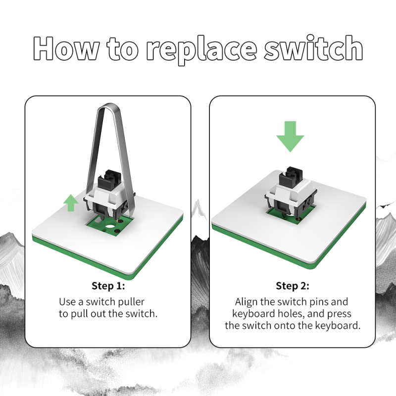 Keyboard Switch Supplier - 5pin Noah Silver Panda Silent Switch