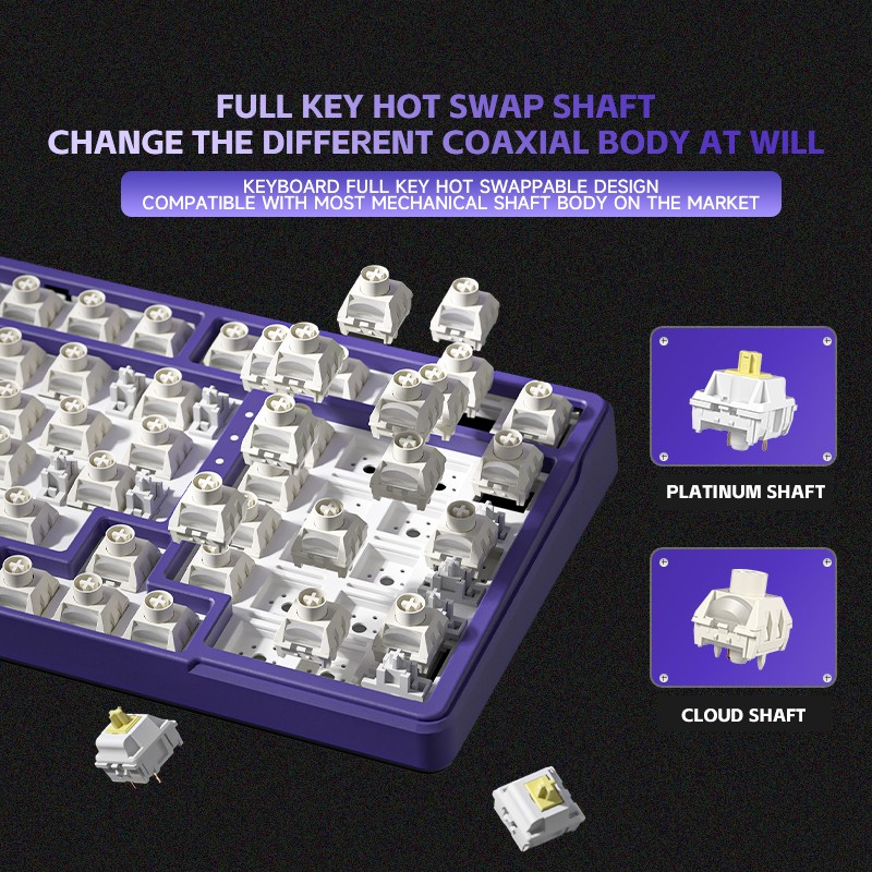 Gaming Keyboard Manufacturer - K99Pro 4000mAh Gasket Structure