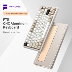 Wireless Keyboard Supplier - F75 Gasket RGB LED Backlit