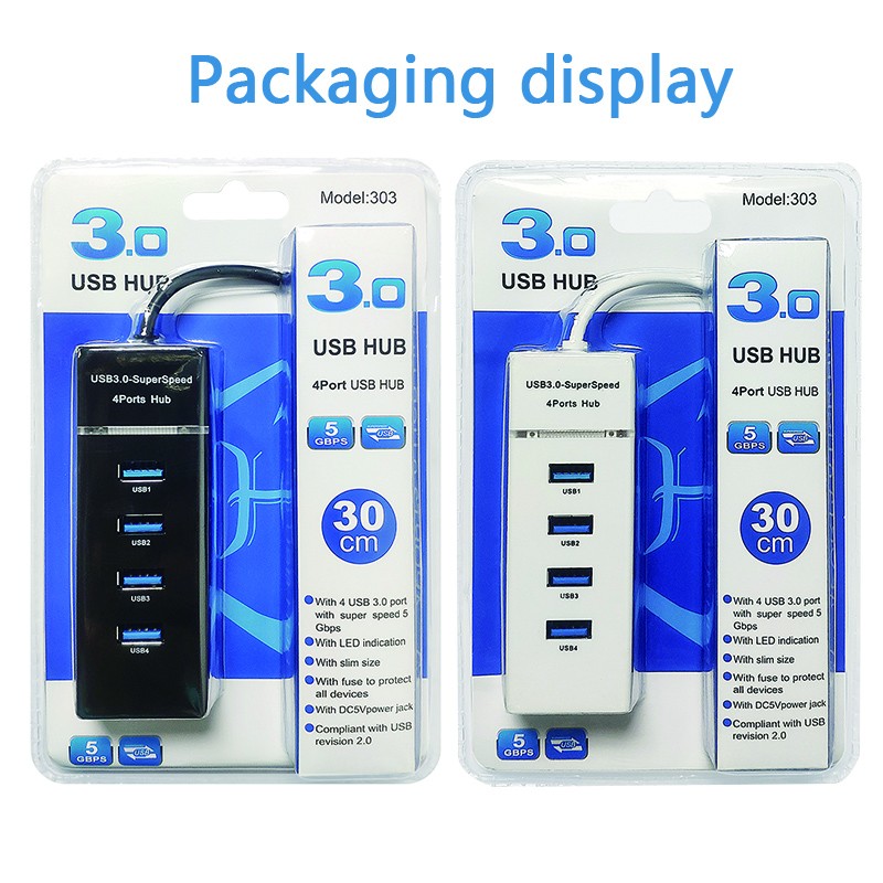 USB Hub Factory - 30cm 4 in 1 Extender Usb Por Hub