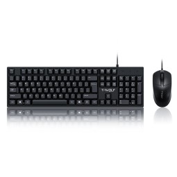 Wired Combo Factory - T wolf TF500 USB Wired Office Gaming