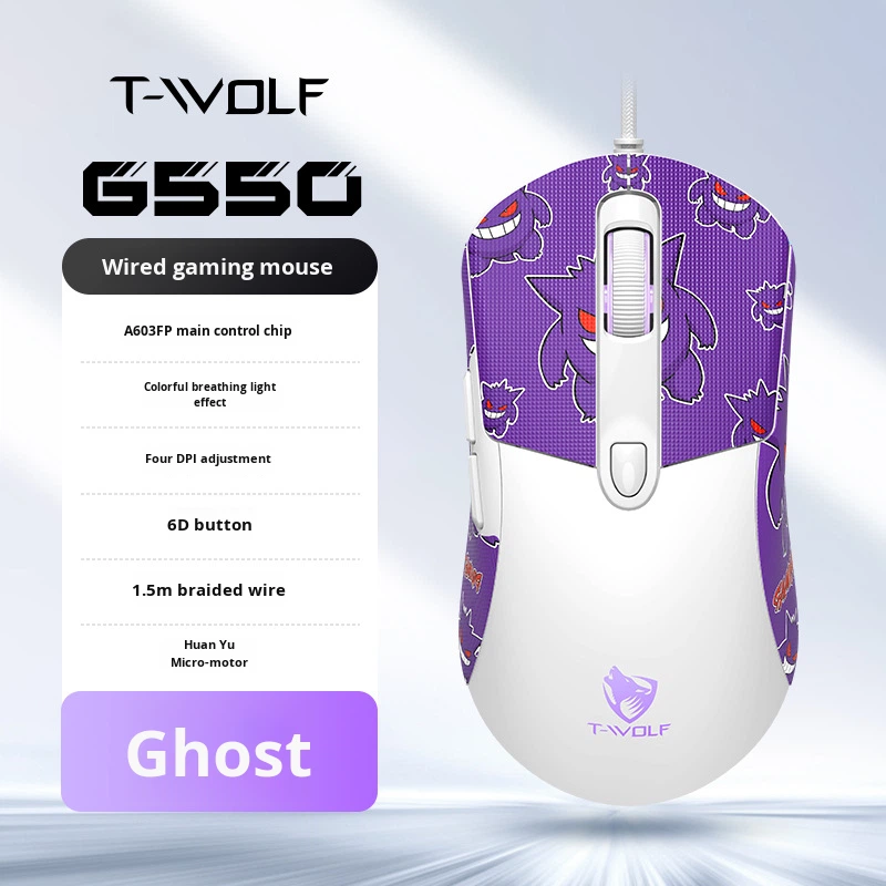Gaming Mouse Factory - 2026 NEW T WOLF G550 7200DPI 6D