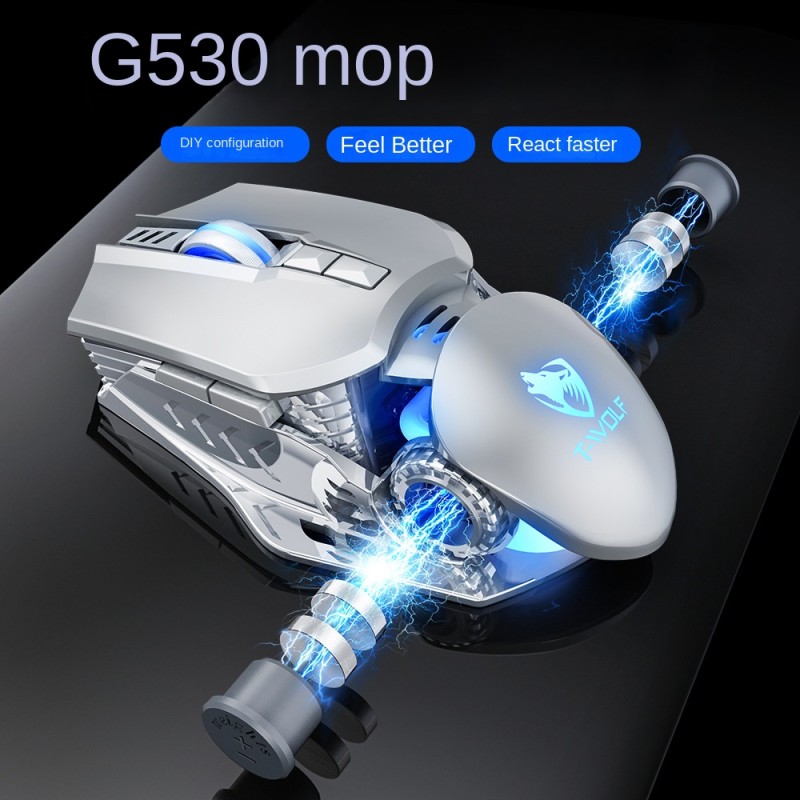 Ergonomic Mouse Factory - G530 6400DPI Programming Backlit