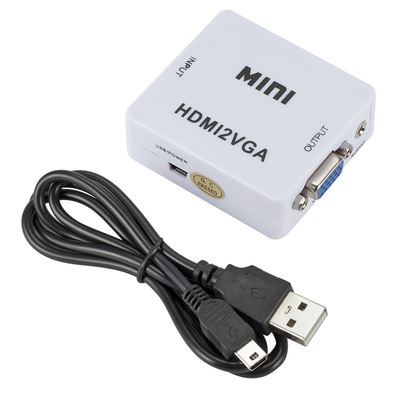 VGA Adapter Factory - Mini HD MI to VGA Full HD1080P