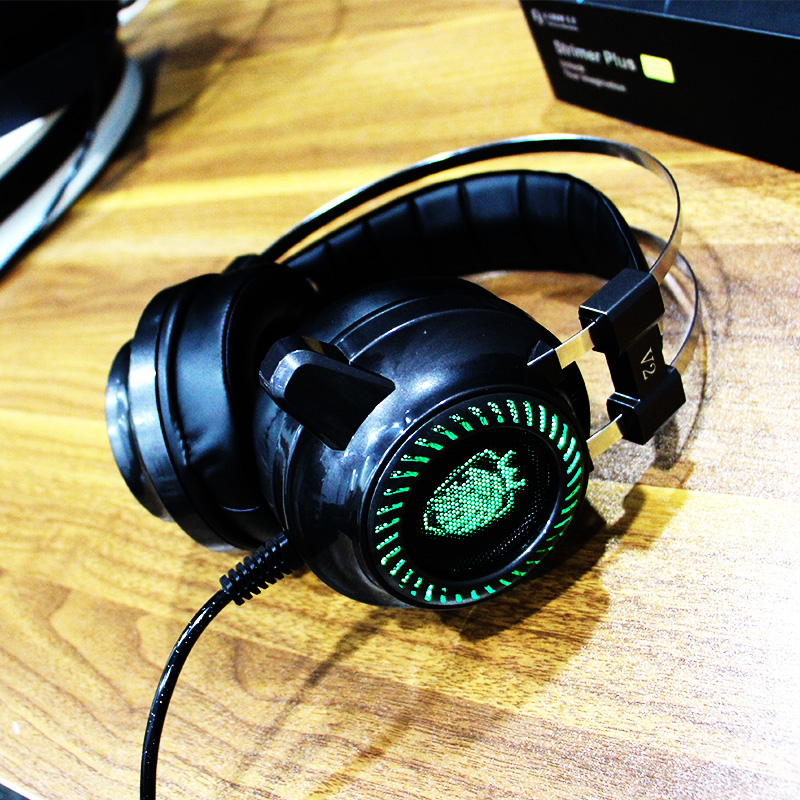 Gaming Headset Manufacturer - V2 7.1 Over Ear Metal Luminous