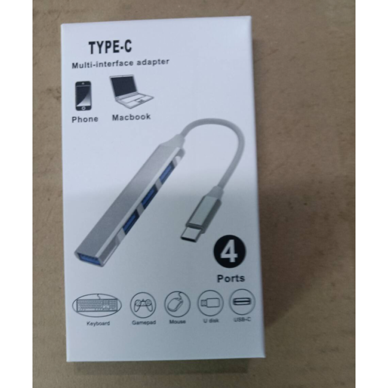 Expansion Dock Manufacturer - Hot Sales Hub 4 Port Type C