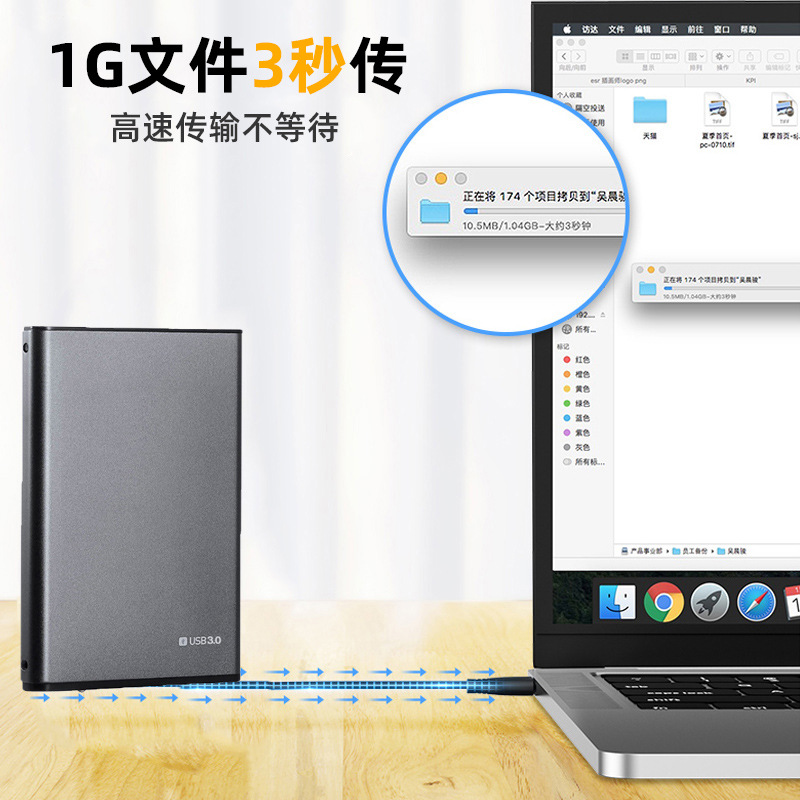 Metal HDD Enclosure Manufacturer - Metal Portable USB 3.0 SSD