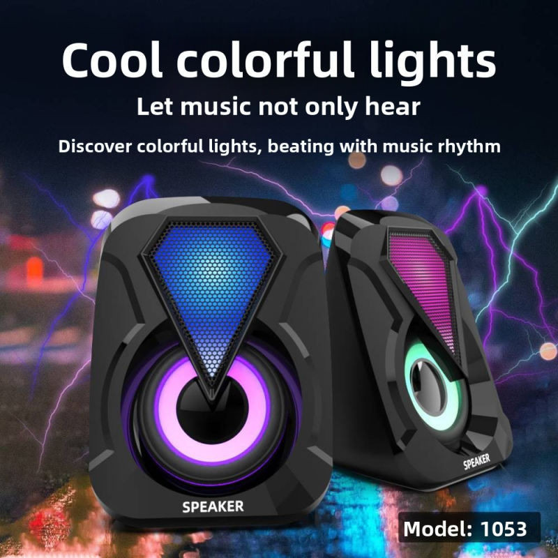Desktop Speakers Manufacturer - 1053 Surround Sound Stereo
