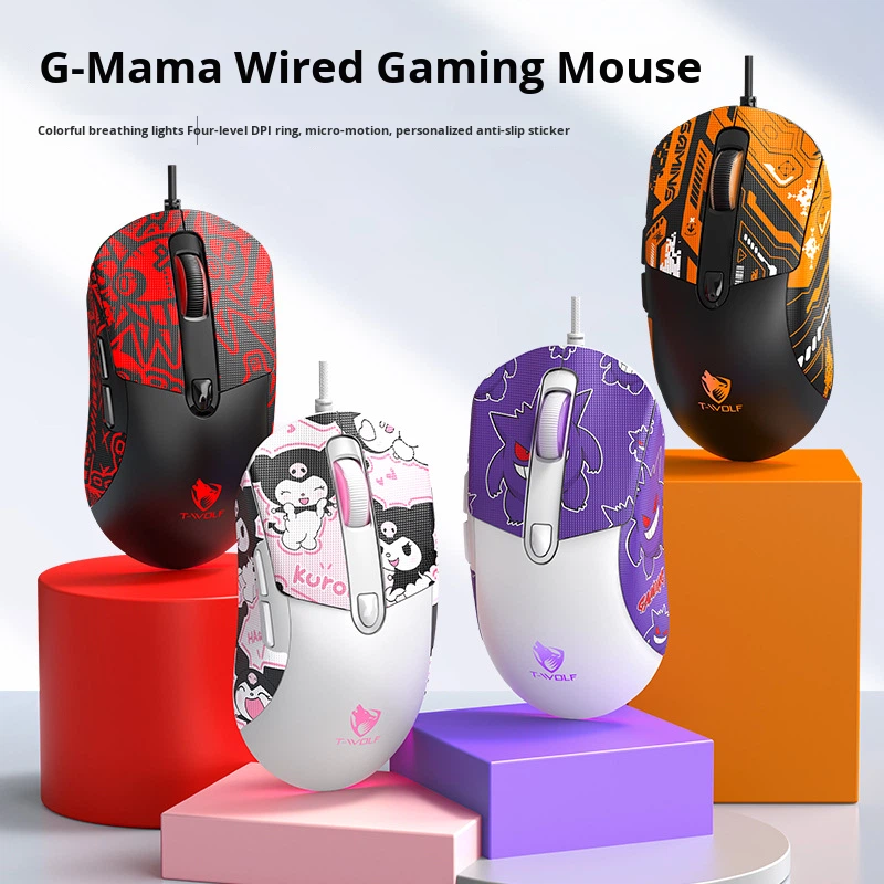Gaming Mouse Factory - 2026 NEW T WOLF G550 7200DPI 6D
