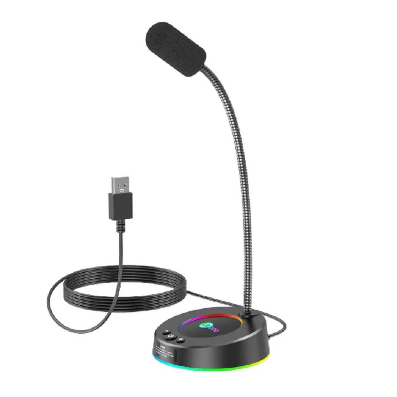 Desktop Mic Factory - Factory Supply MC01S Luminous Metal