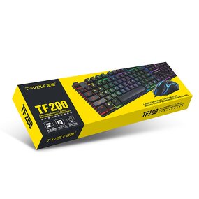 Keyboard Mouse Set Manufacturer - T WOLFWolf TF200 LED Backlit