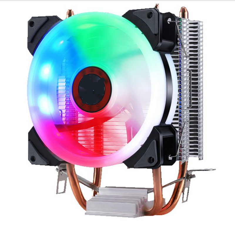 CPU Cooler Manufacturer - 9cm 3 Pin Double Copper Tube