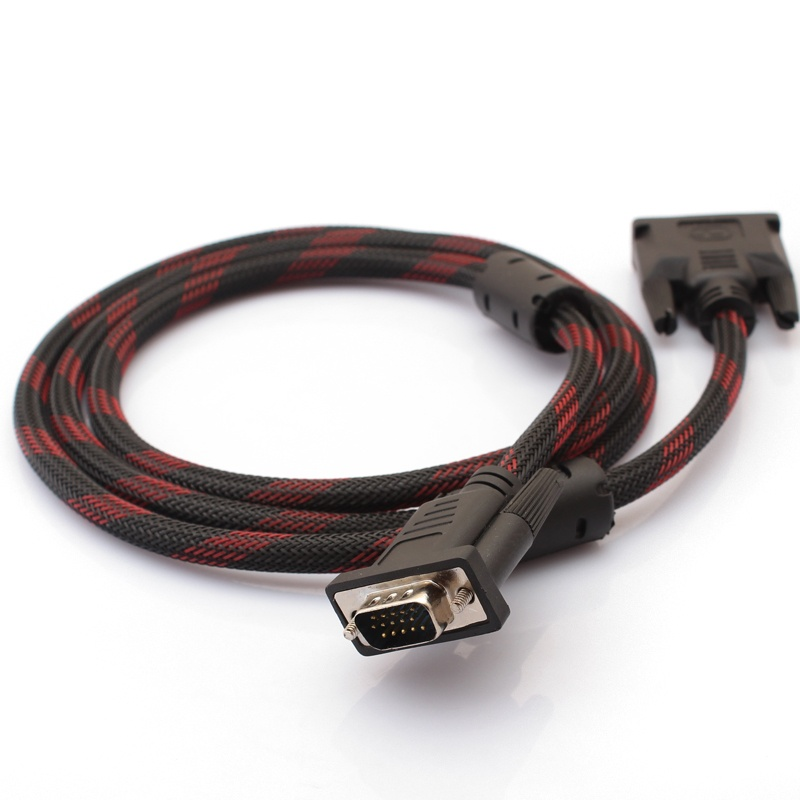 DVI to VGA Cable Manufacturer - High Definition 1.5m 24+5