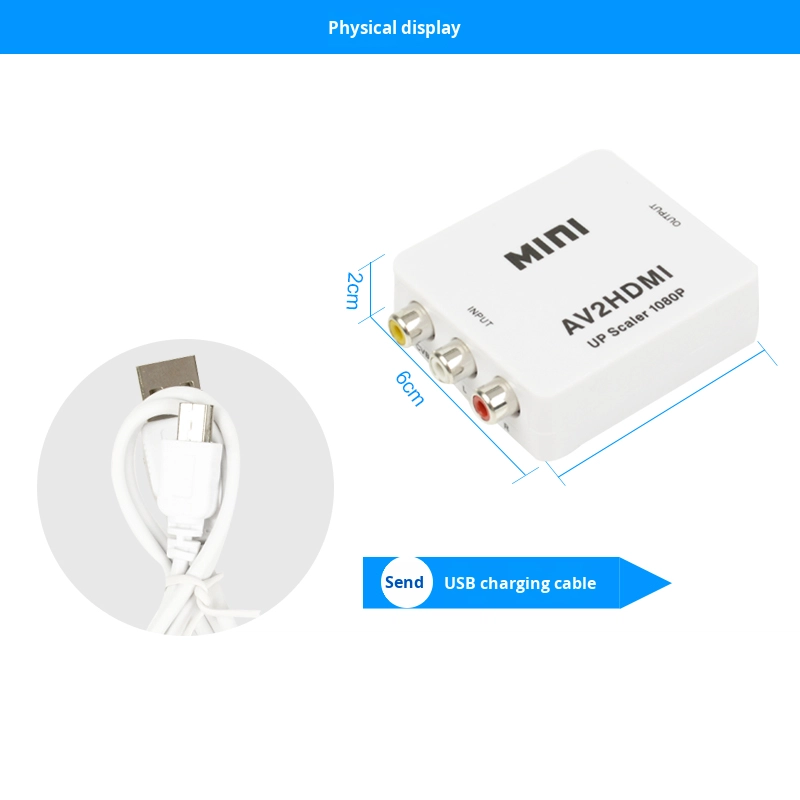 AV Converter Manufacturer - Mini AV to HD MI 1080P Composite