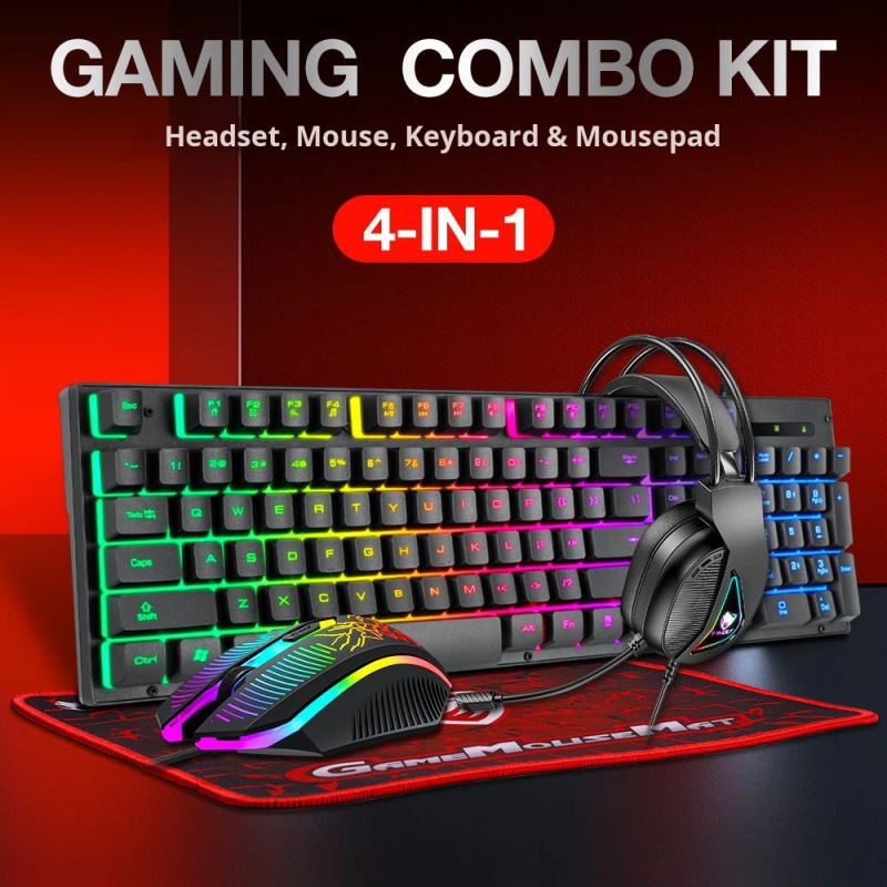 Gaming Combo Manufacturer - TF400 4 in 1 LED RGB Backlight