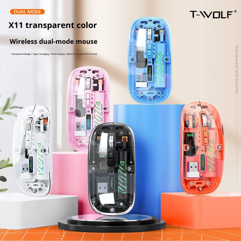 Transparent Mouse Manufacturer - X11 Dual Mode Type C BT